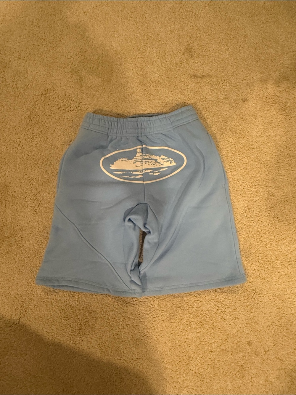 Blue corteiz shorts size small